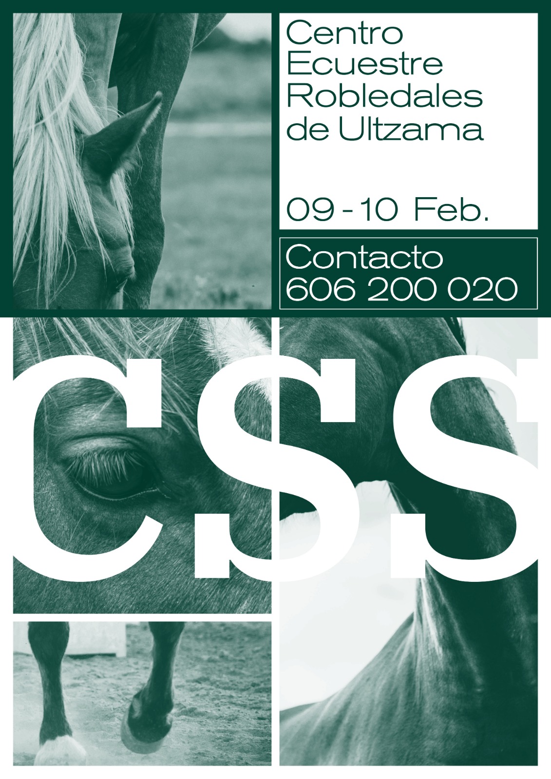 *MODIFICADO* CSS los d&iacute;as 9 y 10 de febrero en el Centro Ecuestre Robledales de Ultzama